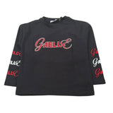 Gaelle Shirt Girocollo tinta unita con Stampe Nero per Bambina 2741M00579 NERO GAELLE 