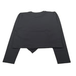 Gaelle Shirt Girocollo tinta unita con Stampe Nero per Bambina 2741M00610 NERO GAELLE 