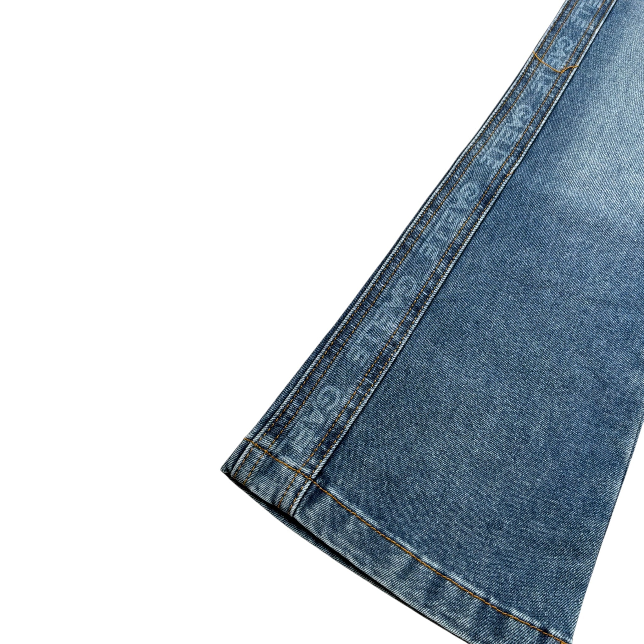 Gaelle Jeans tinta unita Modello Palazzo Blu per Bambina 2741PD00558 BLU GAELLE 