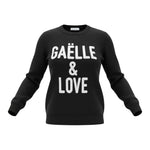 Gaelle Maglia tinta unita con Stampa Nero per Bambina 2741W00560 NERO GAELLE 