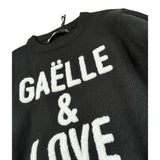 Gaelle Maglia tinta unita con Stampa Nero per Bambina 2741W00560 NERO GAELLE 