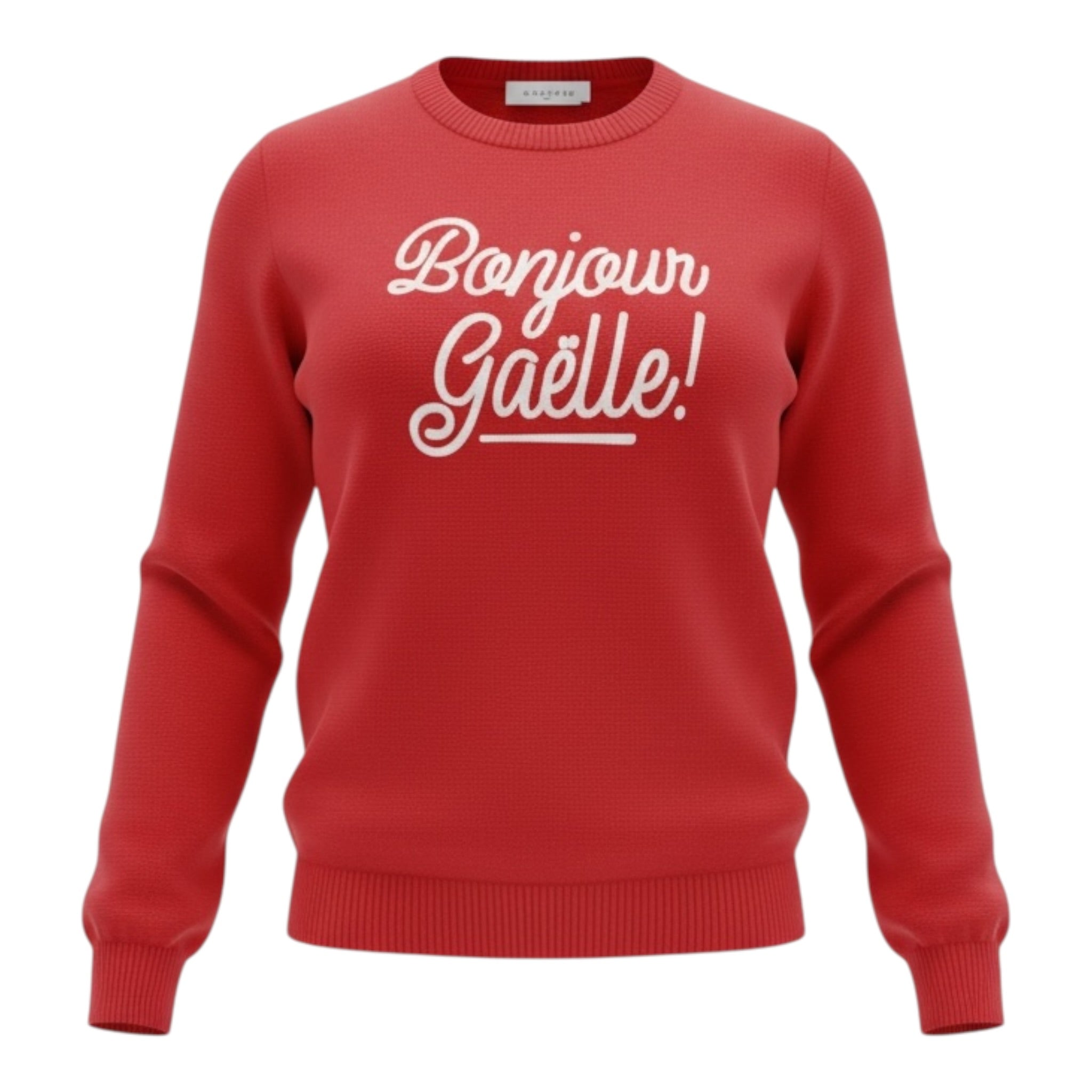 Gaelle Maglia tinta unita con Stampa Rosso per Bambina 2741W00561 ROSSO GAELLE 