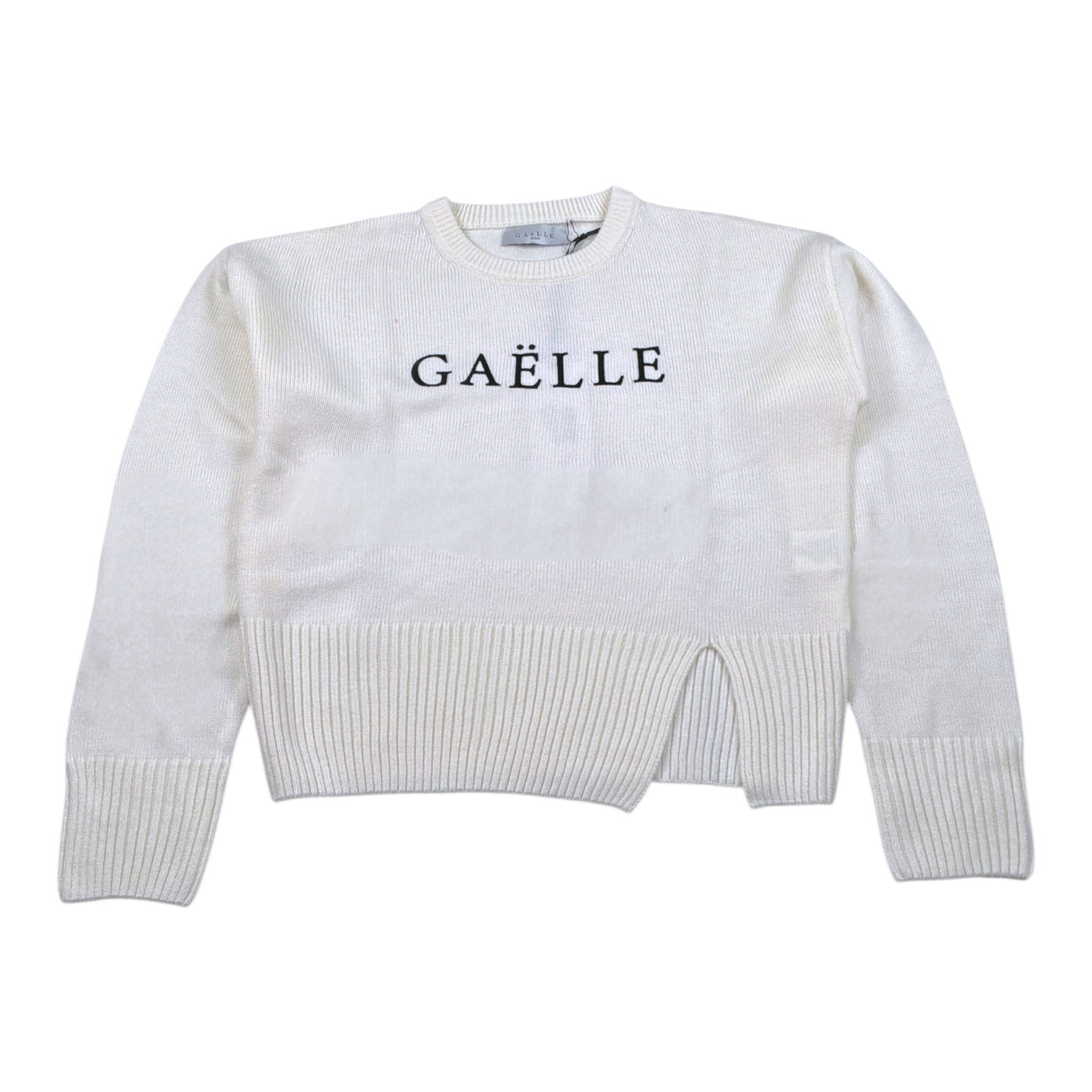 Gaelle Maglia tinta unita con Stampa Panna per Bambina 2741WY00559 PANNA GAELLE 