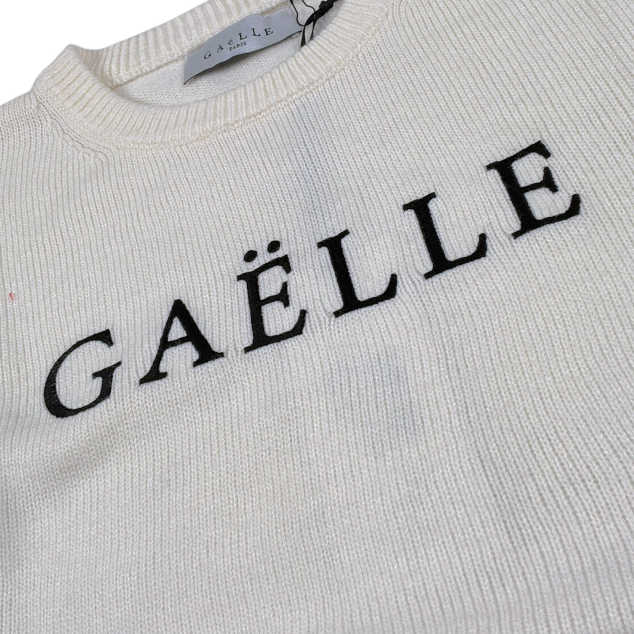 Gaelle Maglia tinta unita con Stampa Panna per Bambina 2741WY00559 PANNA GAELLE 