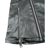 Gaelle Gonna Ecopelle tinta unita con Stampa Nero per Bambina 2742G00578 NERO GAELLE 