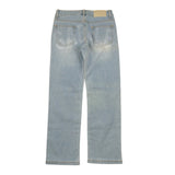 Gaelle Jeans tinta unita con Girovita Regolabile Azzurro per Bambina 2745PD00313 AZZURRO GAELLE 