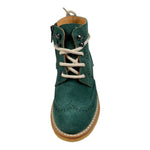 Gallucci Polacchina tinta unita con Lacci Verde per Bambino J05037AM VERDE GALLUCCI 