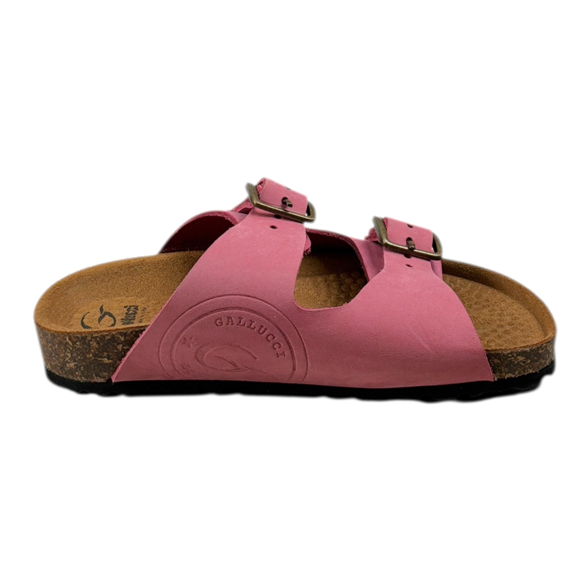 Gallucci Ciabatta tinta unita con Fibbie Rosa per Bambina J1011AM ROSA GALLUCCI 
