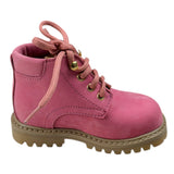 Gallucci Stivale tinta unita con Lacci Rosa per Neonata T00848AM ROSA GALLUCCI 