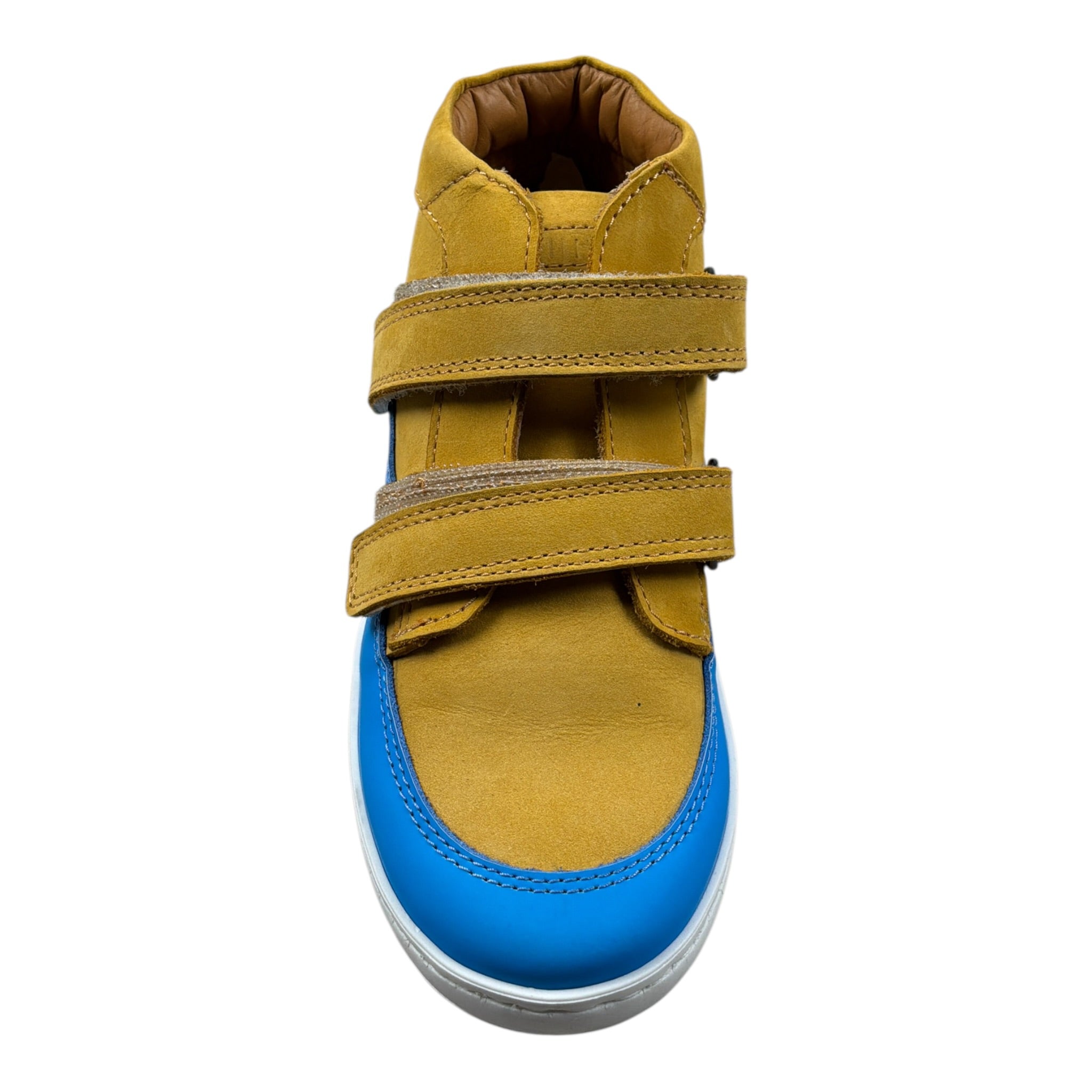 Gallucci Sneakers Bicolore con Lacci Senape per Neonato T20100AMN SENAPE GALLUCCI 