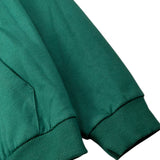 Gcds Felpa tinta unita con Zip E Cappuccio Verde per Bambino B2KM1925BA5 VERDE GCDS 