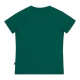 Gcds T-Shirt tinta unita con Stampa Verde per Bambino B2KM2328BA3 VERDE GCDS 