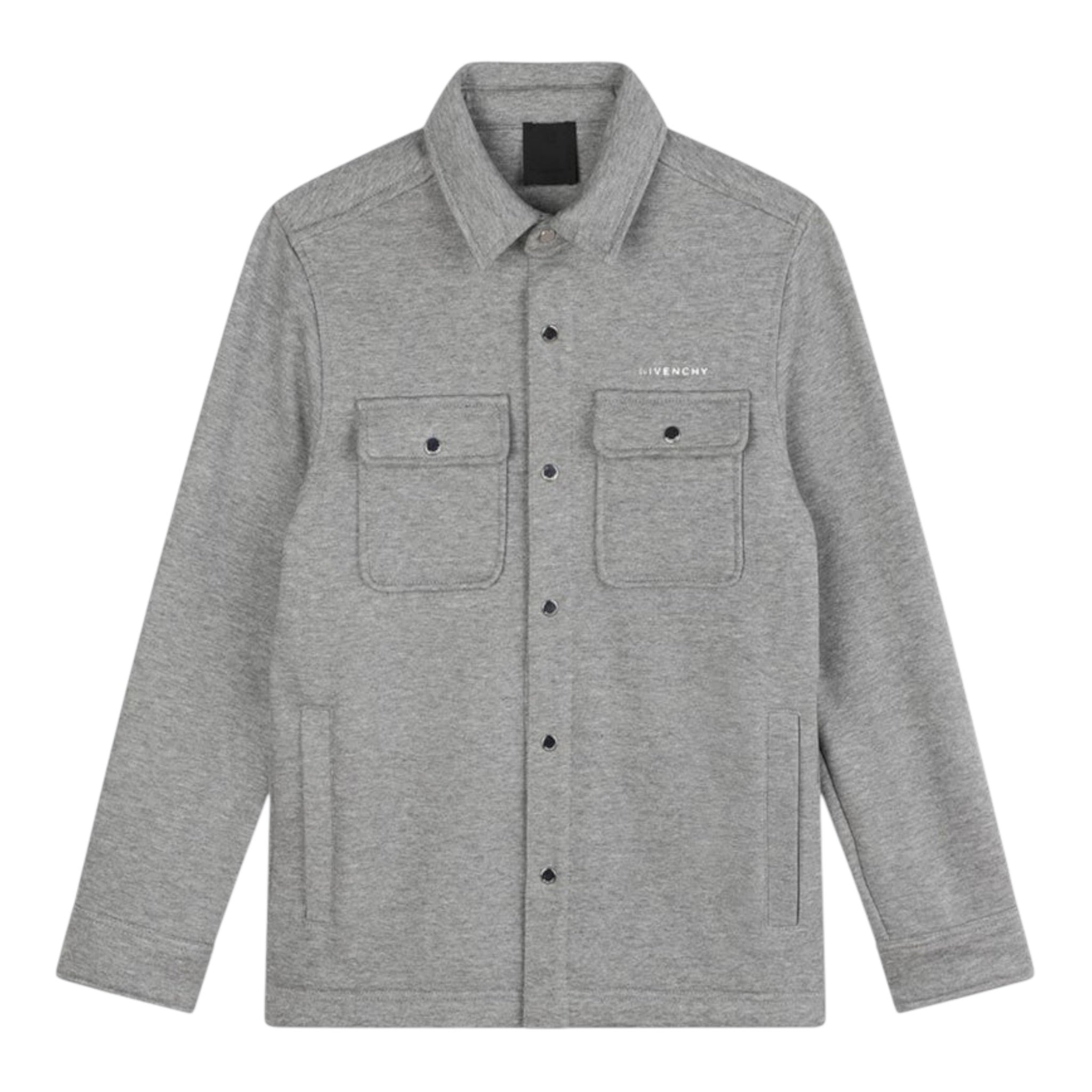 Givenchy Camicia Manica Lunga tinta unita Grigio per Bambino H30553 GRIGIO GIVENCHY 