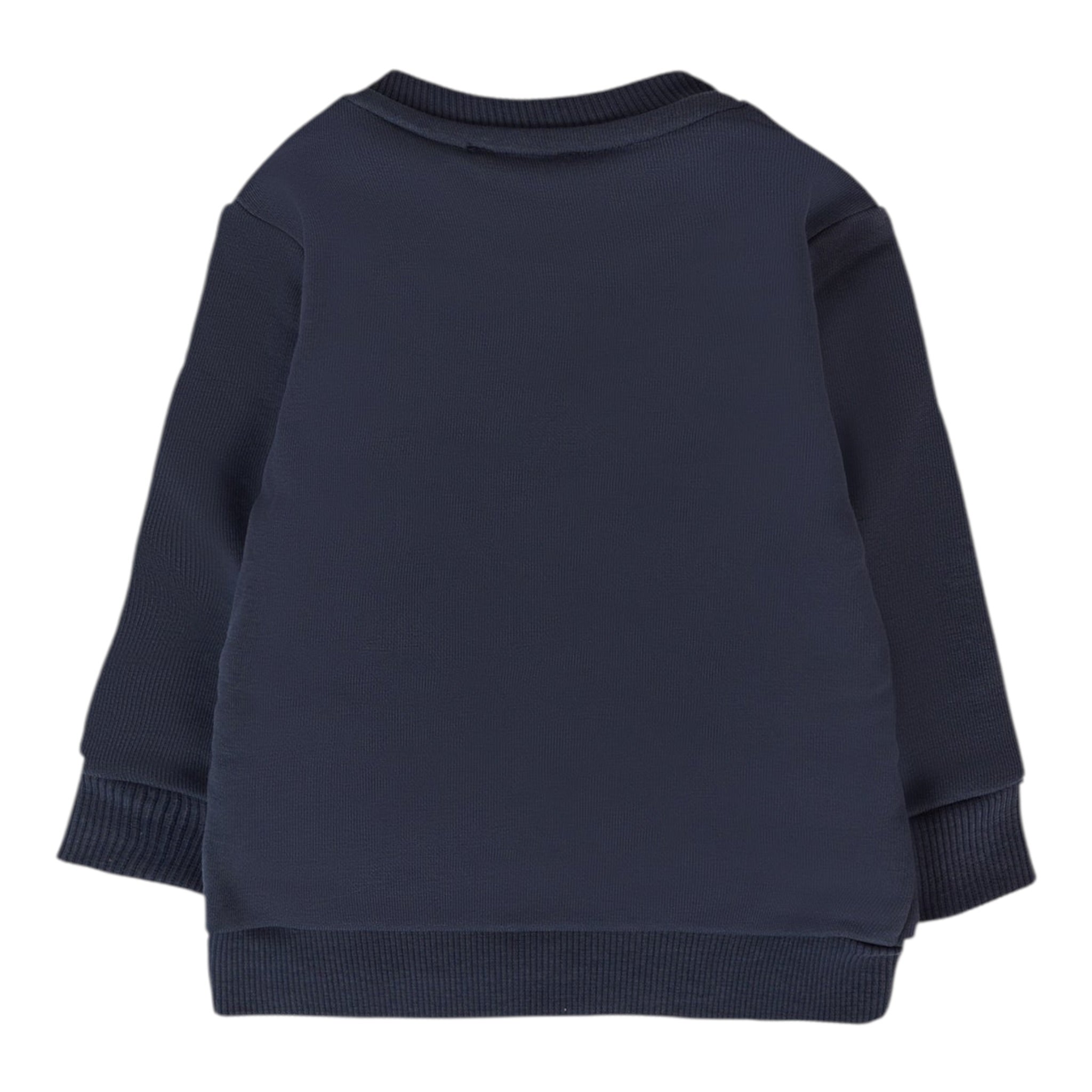 Givenchy Felpa Chiusa Girocollo tinta unita con Logo Blu per Neonato H30884 BLU GIVENCHY 