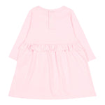 Givenchy Abito Manica Lunga tinta unita con Logo Rosa per Neonata H30899 ROSA GIVENCHY 