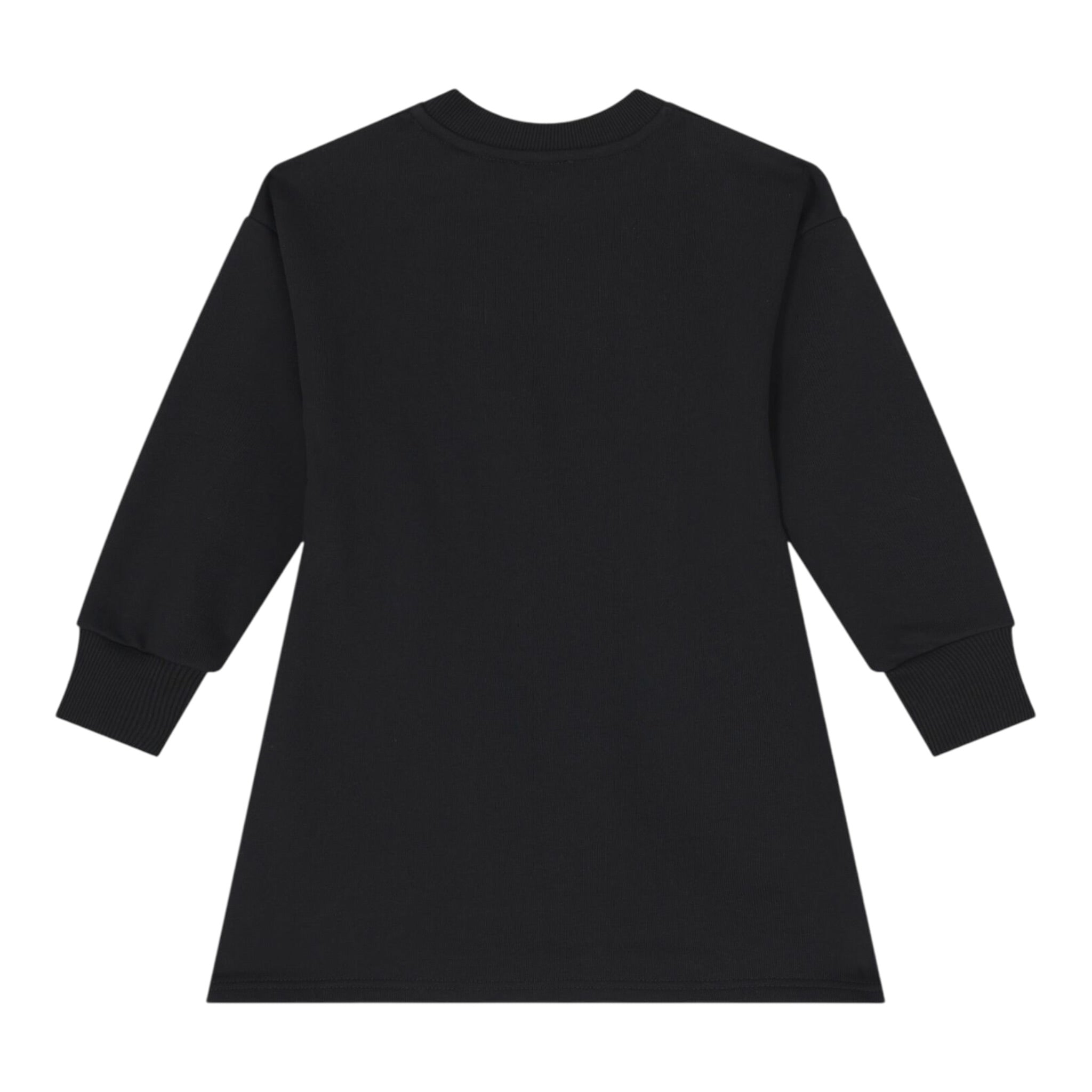 Givenchy Abito Manica Lunga tinta unita con Logo Nero per Bambina H30998 NERO GIVENCHY 