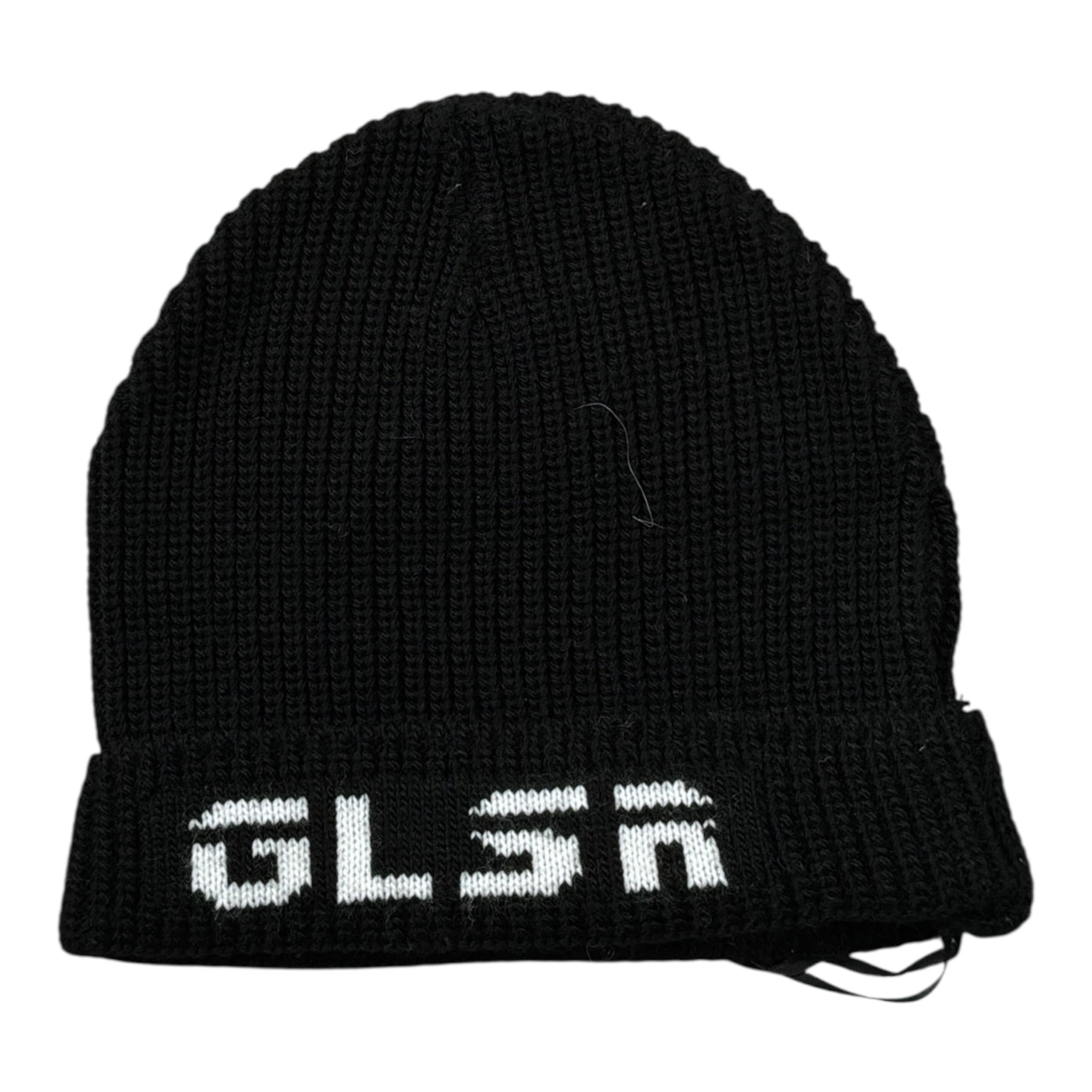 Glsr Cappello tinta unita con Stampa Nero per Bambina GLSW13544 NERO GLSR 