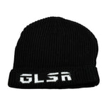 Glsr Cappello tinta unita con Stampa Nero per Bambina GLSW13544X NERO GLSR 