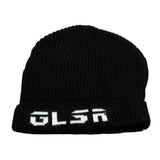 Glsr Cappello tinta unita con Stampa Nero per Bambina GLSW13544X NERO GLSR 