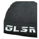 Glsr Cappello tinta unita con Stampa Nero per Bambina GLSW13544X NERO GLSR 