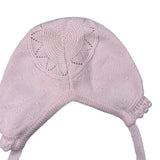 Granlei Cappello tinta unita con Ricami Rosa per Neonata 202250 ROSA GRANLEI 