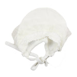 Granlei Cappello tinta unita con Ricami Bianco per Neonata 21321 BIANCO GRANLEI 
