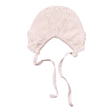Granlei Cappello tinta unita con Ricami Panna per Neonata 542 PANNA GRANLEI 