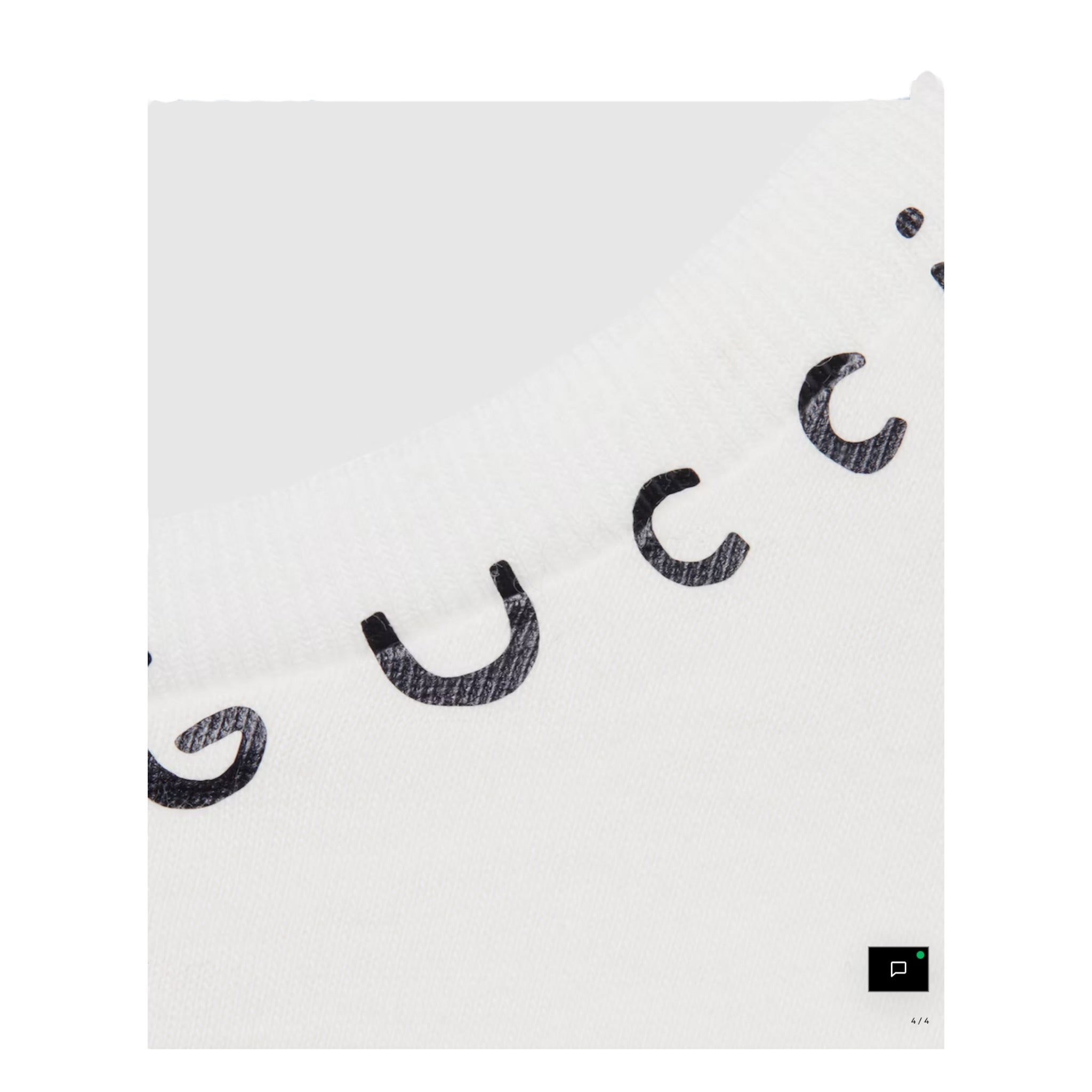 Gucci T-Shirt Girocollo tinta unita con Logo Bianco per Neonato B36595 BIANCO GUCCI 