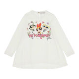 Guess Shirt tinta unita con Stampa Bianco per Bambina 11861SV BIANCO GUESS 