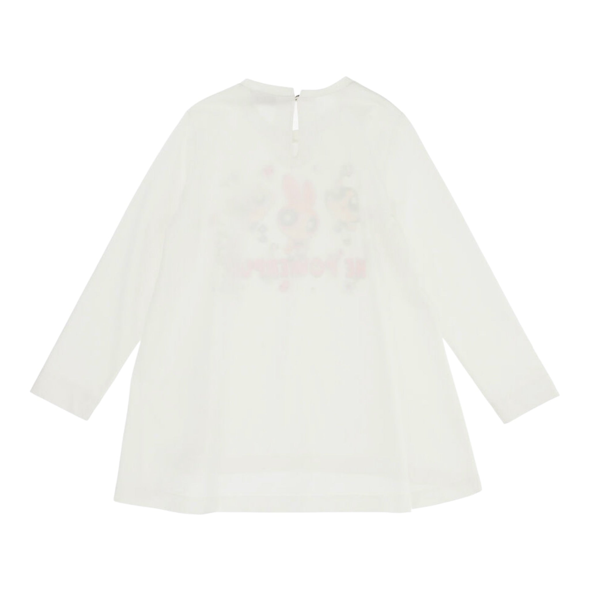 Guess Shirt tinta unita con Stampa Bianco per Bambina 11861SV BIANCO GUESS 