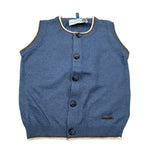 Guess Gilet tinta unita In Maglia Azzurro per Neonato 286201 AZZURRO GUESS 