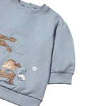 Guess Abito Manica Lunga tinta unita con Stampe Azzurro per Neonata 2921 AZZURRO GUESS 