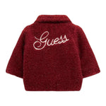 Guess Pelliccia tinta unita con Bottoni Bordeaux per Neonata A5BL01WGIT0 BORDEAUX GUESS 