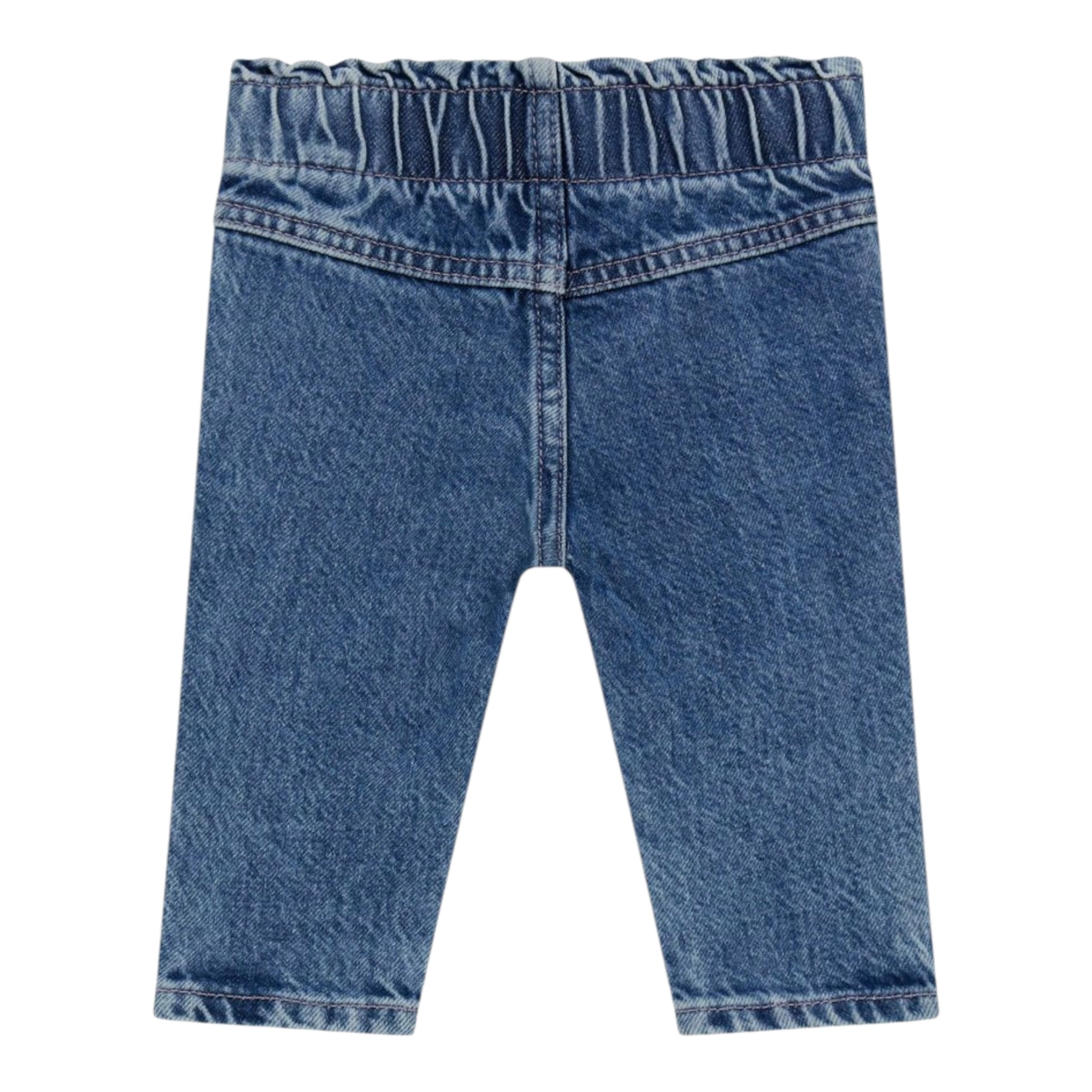 Guess Jeans tinta unita con Elastico In Vita Azzurro per Neonata A5RA00D45E0 AZZURRO GUESS 