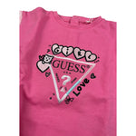 Guess Completo 2 Pezzi Felpa-Pantalone tinta unita Rosa per Neonata A5YG03KA6R4 ROSA GUESS 