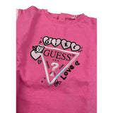 Guess Completo 2 Pezzi Felpa-Pantalone tinta unita Rosa per Neonata A5YG03KA6R4 ROSA GUESS 