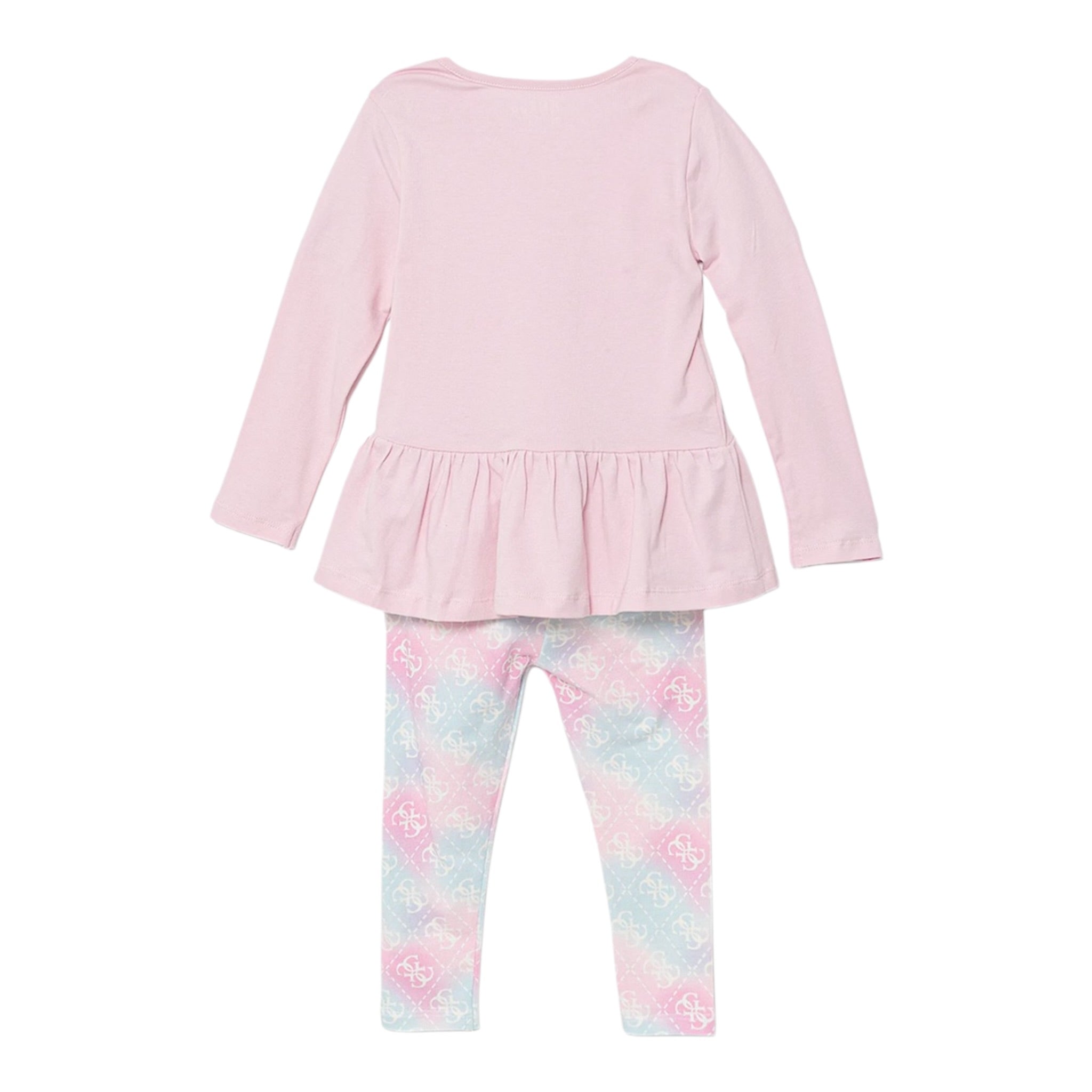Guess Completo 2 Pezzi Shirt-Leggins Rosa per Neonata A5YG04K6YW4X ROSA GUESS 