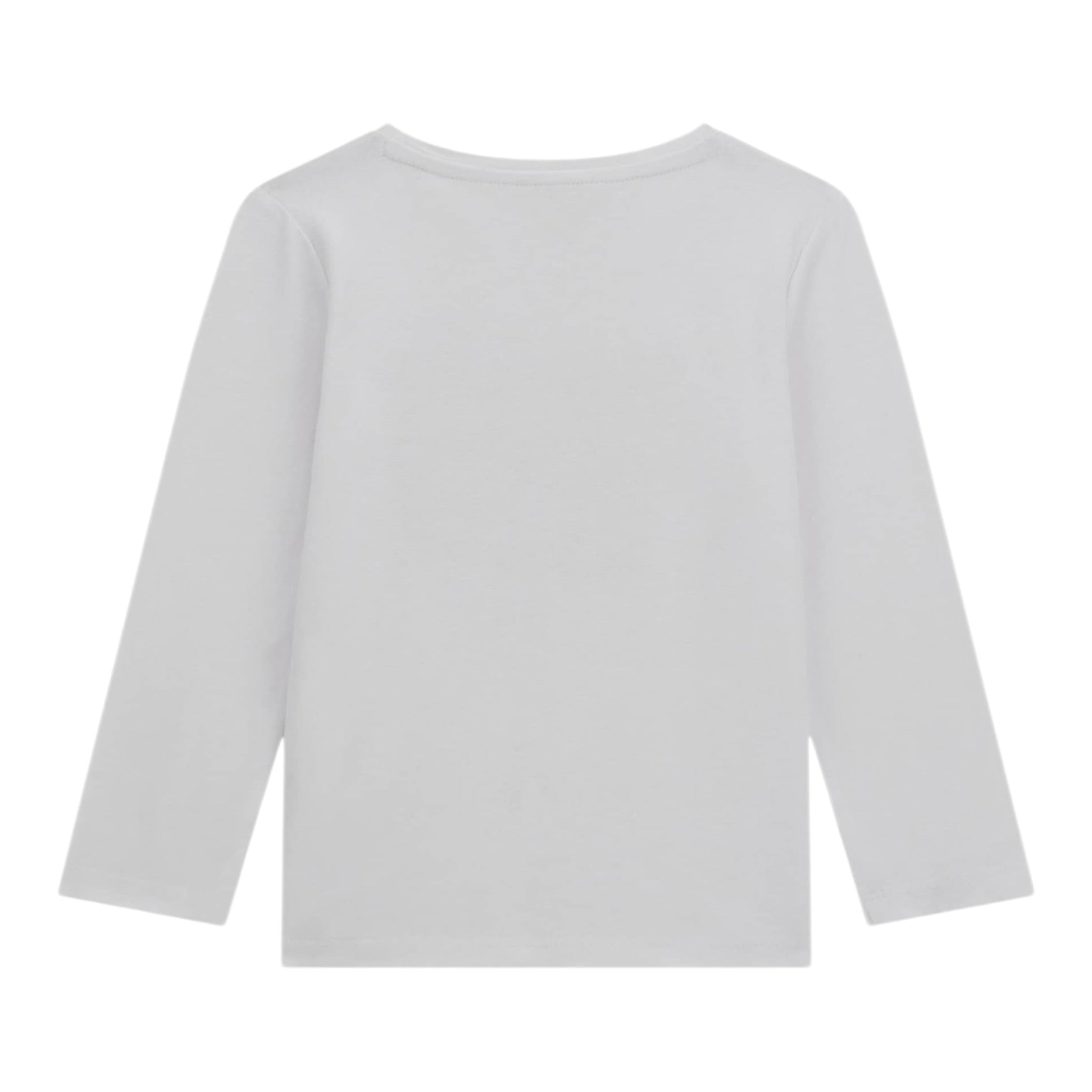 Guess Shirt Girocollo tinta unita con Stampe Bianco per Neonata A5YI00K6YW4 BIANCO GUESS 