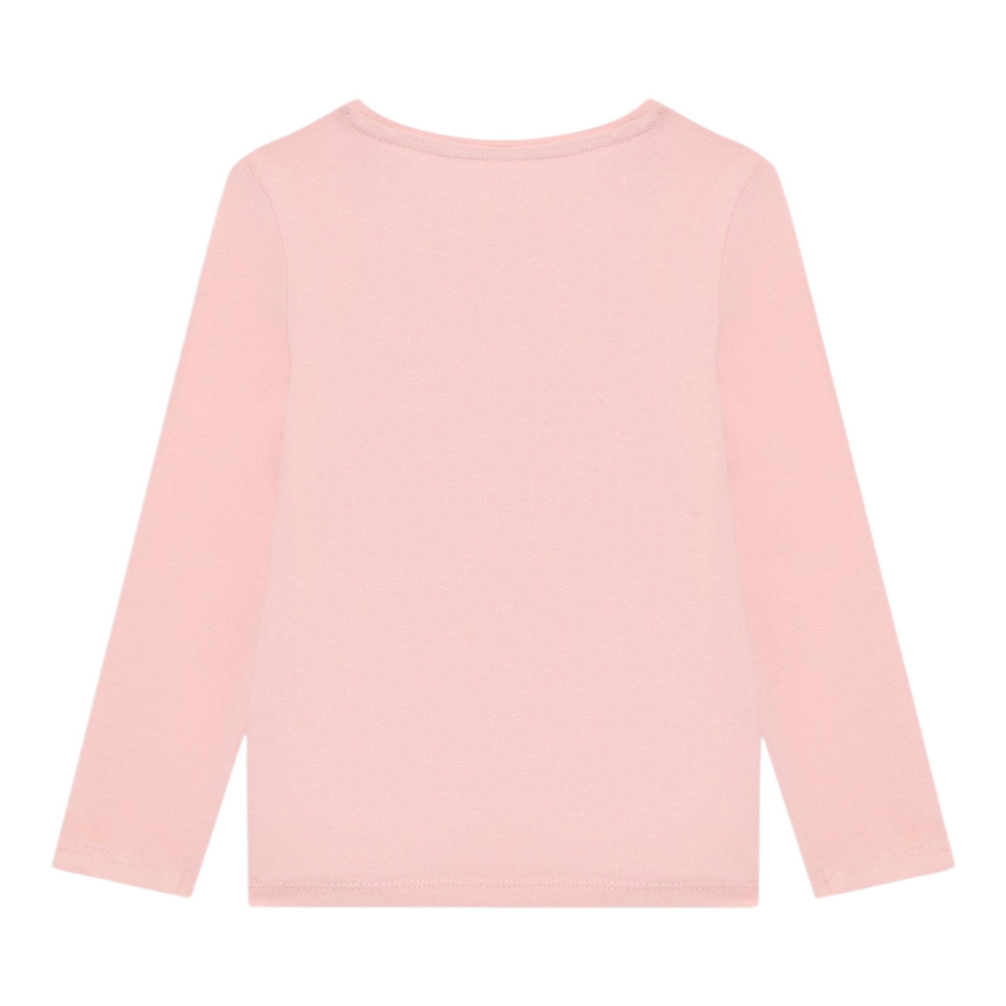 Guess Shirt Girocollo tinta unita con Stampe Rosa per Neonata A5YI00K6YW4X ROSA GUESS 
