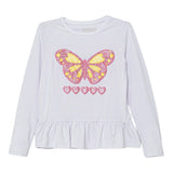Guess Shirt Girocollo tinta unita con Stampe Bianco per Neonata A5YI01K6YW4 BIANCO GUESS 