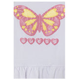 Guess Shirt Girocollo tinta unita con Stampe Bianco per Neonata A5YI01K6YW4 BIANCO GUESS 