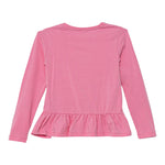 Guess Shirt Girocollo tinta unita con Stampe Rosa per Neonata A5YI01K6YW4 ROSA GUESS 