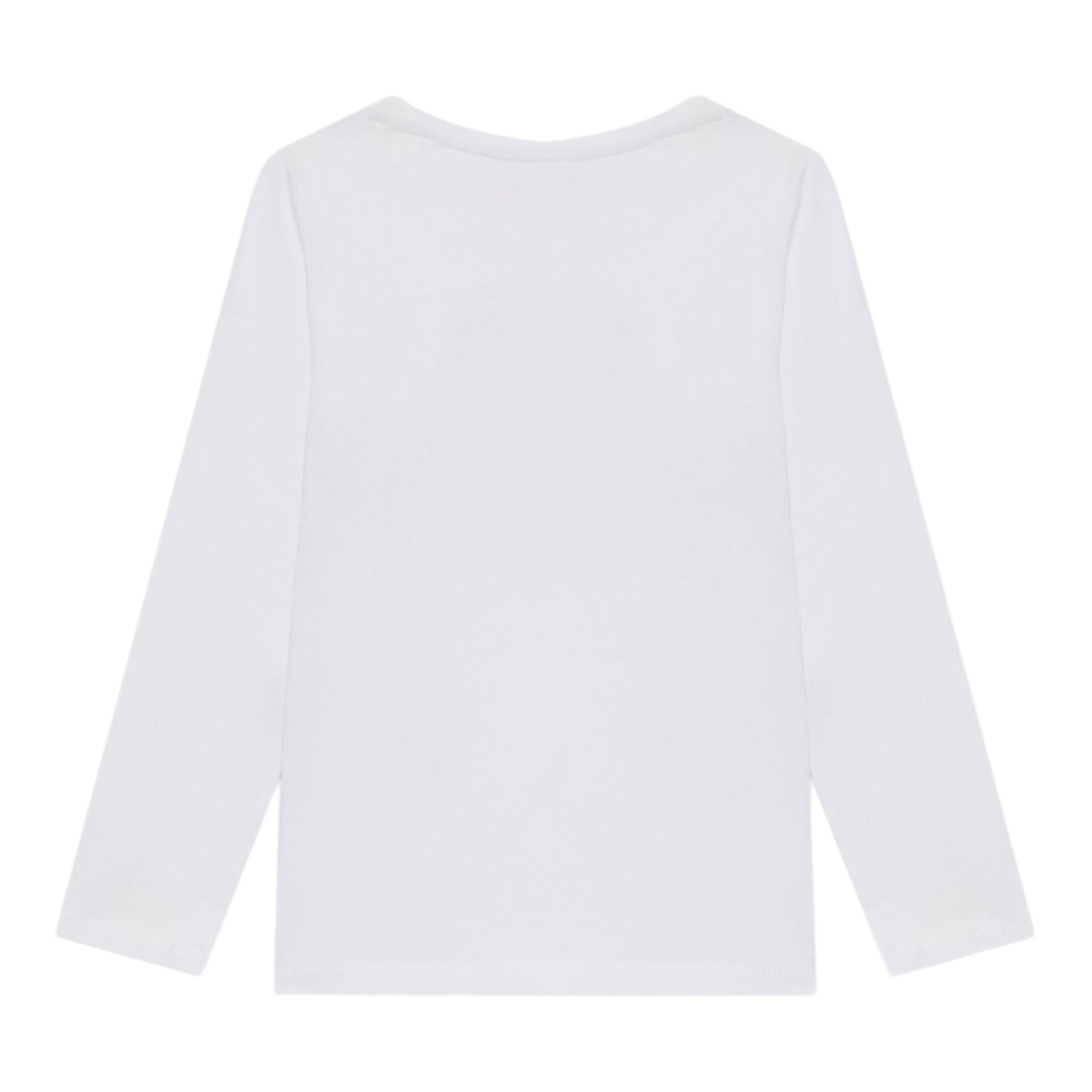 Guess Shirt tinta unita con Stampa Bianco per Neonata A5YI03K6YW4 BIANCO GUESS 