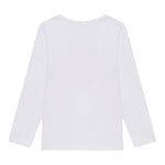 Guess Shirt tinta unita con Stampa Bianco per Neonata A5YI03K6YW4X BIANCO GUESS 