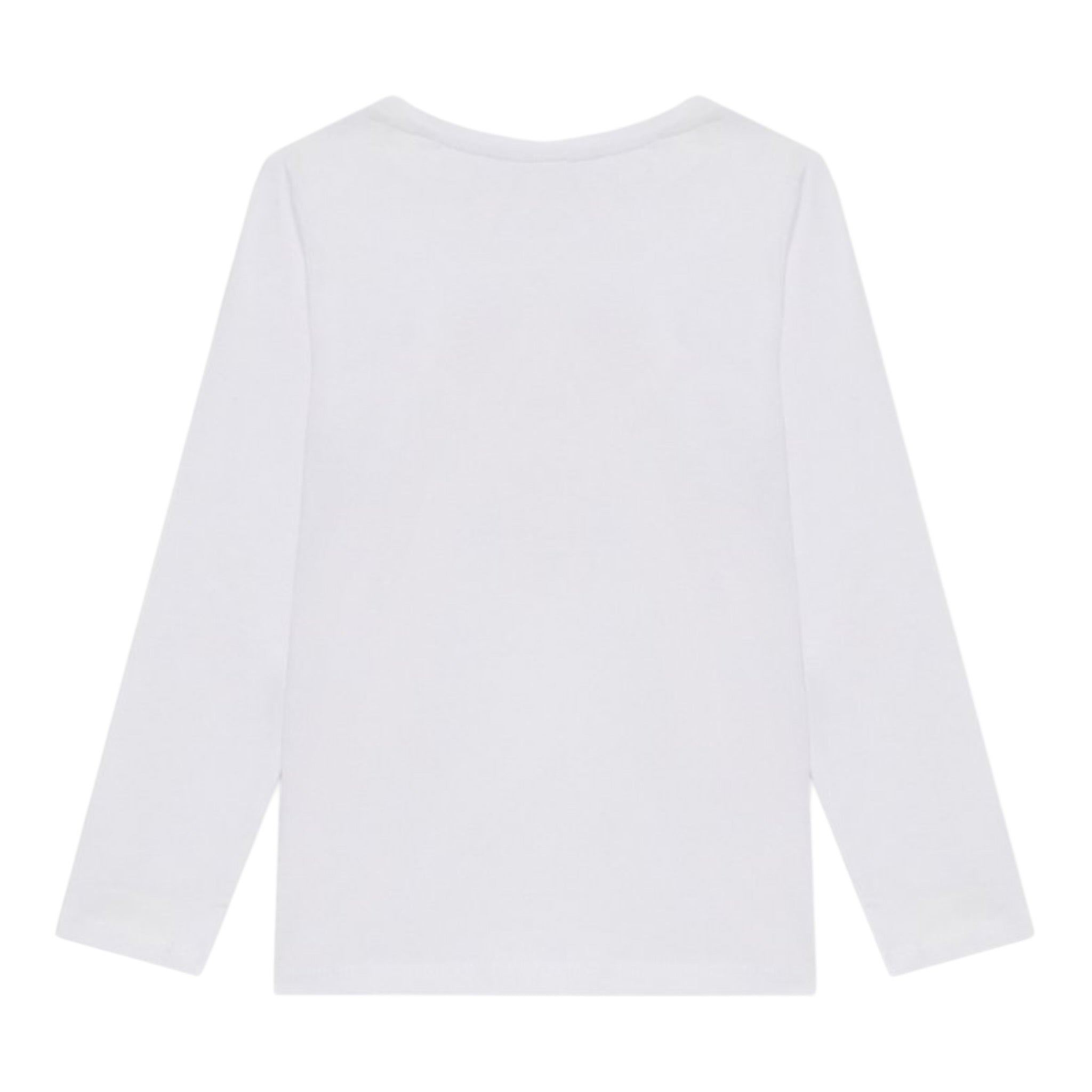 Guess Shirt tinta unita con Stampa Bianco per Neonata A5YI03K6YW4X BIANCO GUESS 