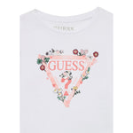 Guess Shirt tinta unita con Stampa Bianco per Neonata A5YI03K6YW4X BIANCO GUESS 