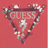 Guess Shirt tinta unita con Stampa Fragola per Bambina A5YI03K6YW4XJ FRAGOLA GUESS 