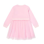 Guess Abito Manica Lunga tinta unita con Culotte Rosa per Neonata A5YK00KB8R0 ROSA GUESS 