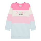Guess Abito Manica Lunga Multicolor con Culotte Multicolor per Neonata A5YK01KA6R4X MULTICOLOR GUESS 