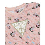 Guess Abito Manica Lunga tinta unita con Culotte Rosa per Neonata A5YK02KA6R4 ROSA GUESS 